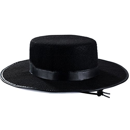 Wide Brim Amish Hat Fedora Flat Top One 